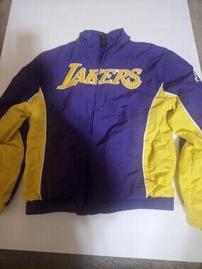 Vintage 1990s Lakers Windbreaker Jacket S